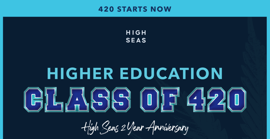 Flyer for High Seas Class of 420 Celebration Event